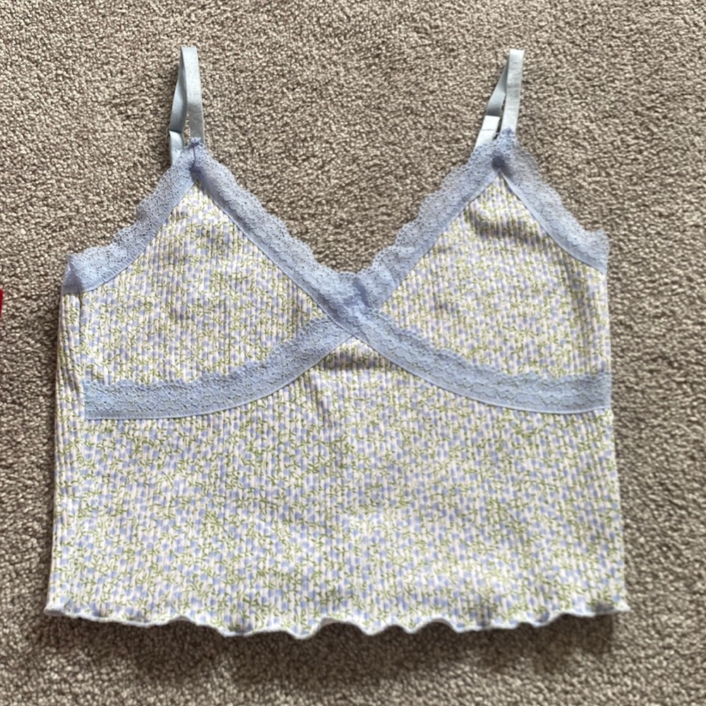 Floral tank top